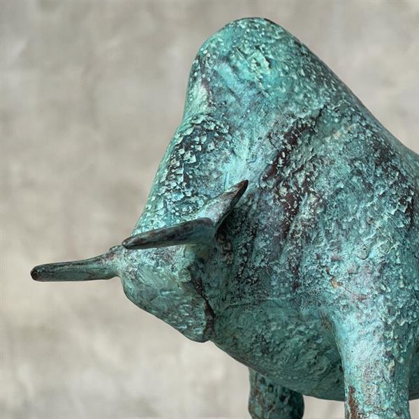 Grote foto sculptuur no reserve price sculpture of a striking american bison link to video of this sculptu antiek en kunst curiosa en brocante