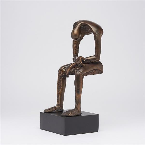 Grote foto sculptuur culpture no reserve price modern bronze sculpture seated bronze sculpture seated g antiek en kunst curiosa en brocante