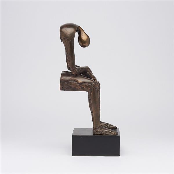 Grote foto sculptuur culpture no reserve price modern bronze sculpture seated bronze sculpture seated g antiek en kunst curiosa en brocante