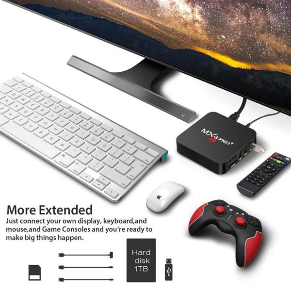 Grote foto mxq pro android 12 tv box mediaspeler tvbox 5g smart 1 8gb 2024 audio tv en foto algemeen