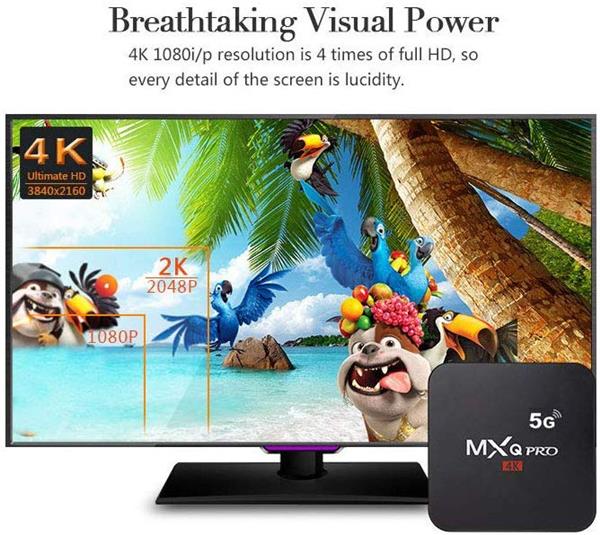 Grote foto mxq pro android 12 tv box mediaspeler iptv 5g 2 16gb smart 2024 audio tv en foto algemeen