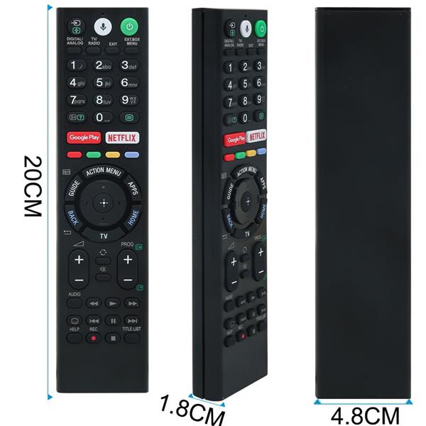 Grote foto sony universele voice afstandsbediening rmf tx310e bravia smart tv remote slimtron tx310e alte diversen overige diversen