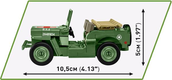 Grote foto cobi 2296 willys mb m2 gun kinderen en baby overige