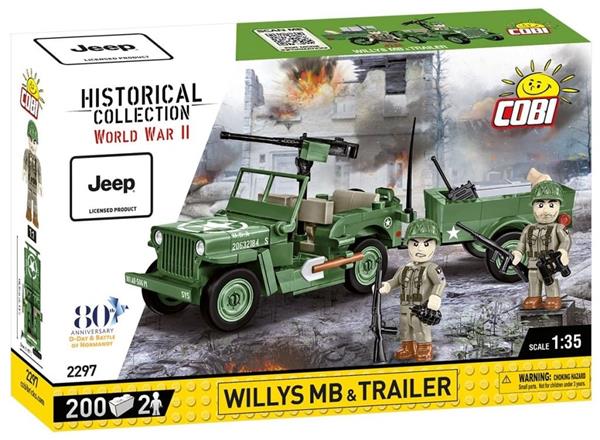 Grote foto cobi 2297 willys mb trailer kinderen en baby overige