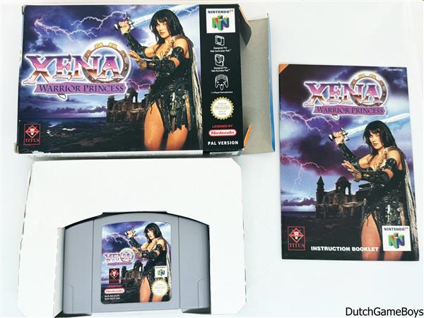 Grote foto nintendo 64 n64 xena warrior princess fah spelcomputers games overige nintendo games