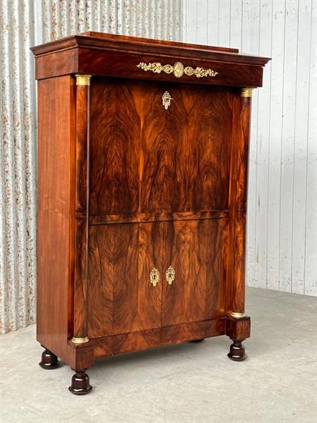 Grote foto secr taire abattant secretaire a abattant brons palissander walnoot antiek en kunst curiosa en brocante