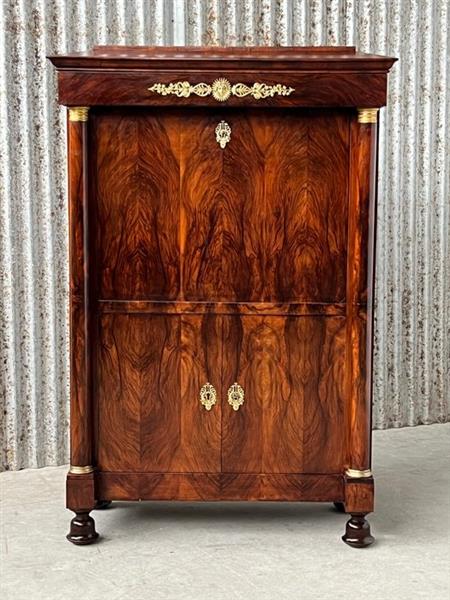 Grote foto secr taire abattant secretaire a abattant brons palissander walnoot antiek en kunst curiosa en brocante