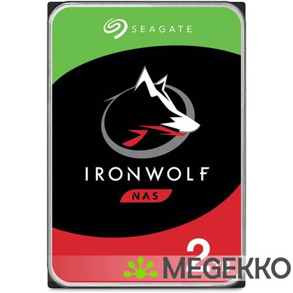 Grote foto seagate hdd nas 3.5 2tb st2000vn003 ironwolf computers en software overige computers en software