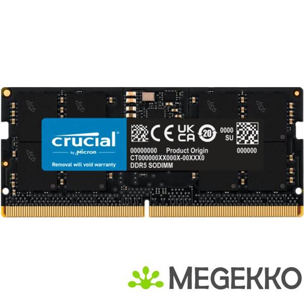 Grote foto crucial ddr5 sodimm 1x16gb 5200 computers en software overige computers en software