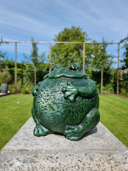 Grote foto beeldje ijzer gegoten gesmeed antiek en kunst curiosa en brocante