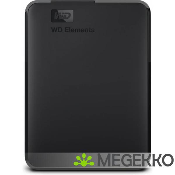 Grote foto western digital elements portable 2tb zwart computers en software harde schijven