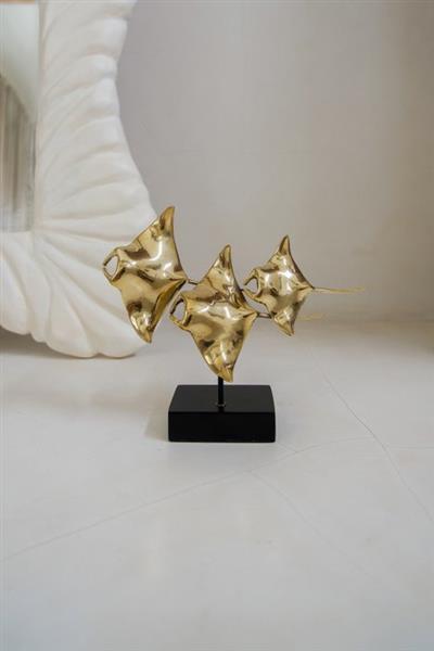 Grote foto sculptuur no reserve price bronze sculpture of a manta ray family 22 cm brons antiek en kunst curiosa en brocante