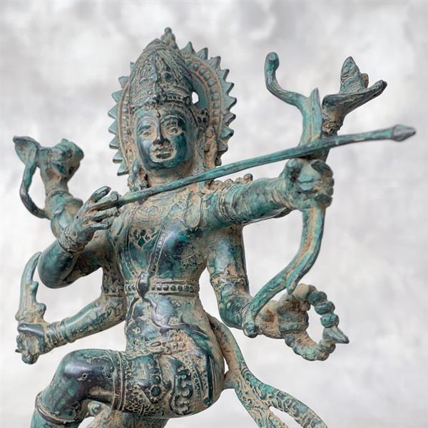 Grote foto sculptuur no reserve price dancing shiva sculpture 28 cm brons antiek en kunst curiosa en brocante