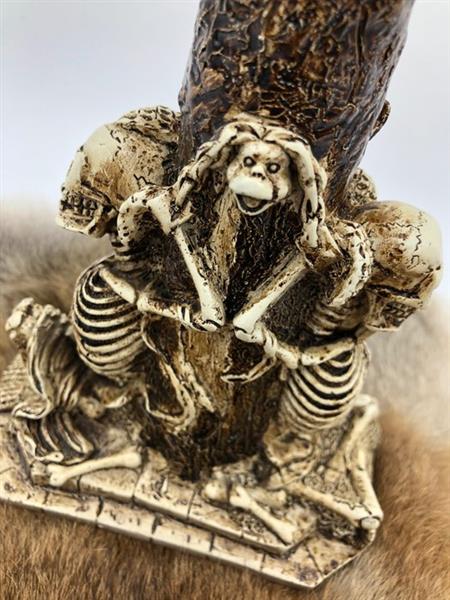 Grote foto schedels en skeletten skelet nihil 35 cm 15 cm 8 cm 1 antiek en kunst curiosa en brocante
