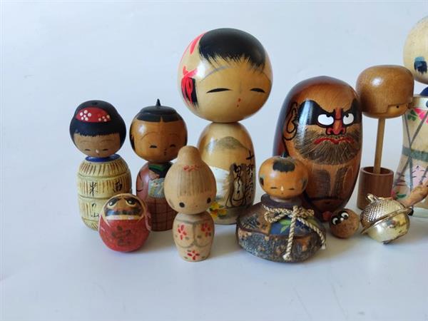 Grote foto ot kokeshi doll antiek en kunst curiosa en brocante