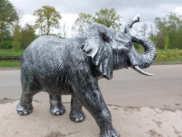 Grote foto beeld large statue of elephant in excellent finish 52 cm polyresin antiek en kunst curiosa en brocante