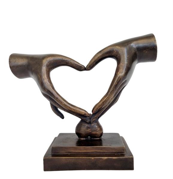 Grote foto sculptuur my love for you 26 cm brons antiek en kunst curiosa en brocante