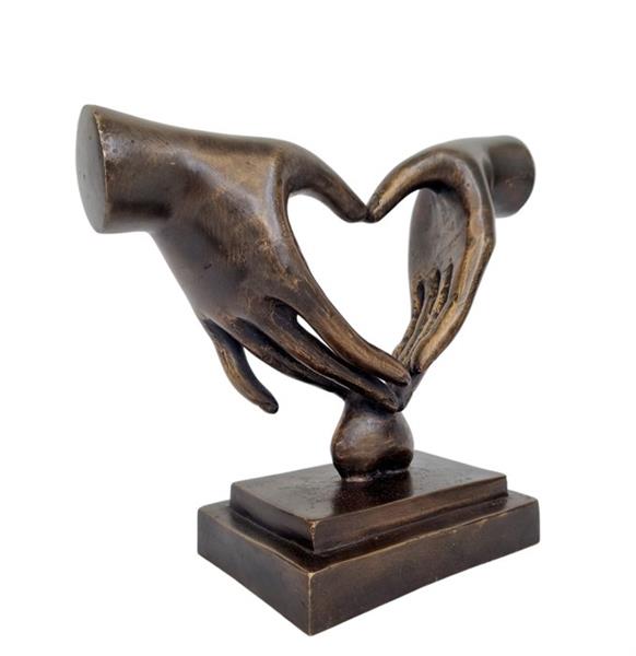 Grote foto sculptuur my love for you 26 cm brons antiek en kunst curiosa en brocante