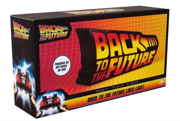 Grote foto back to the future logo light originale marchio paladone lichtbord plastic antiek en kunst curiosa en brocante