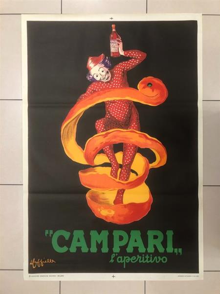 Grote foto leonetto cappiello campari l aperitivo large size 140 x 100cm jaren 1950 antiek en kunst curiosa en brocante