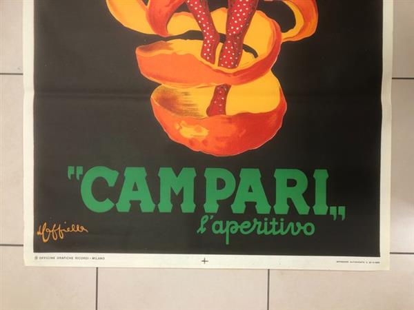 Grote foto leonetto cappiello campari l aperitivo large size 140 x 100cm jaren 1950 antiek en kunst curiosa en brocante