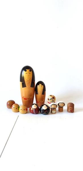 Grote foto ot kokeshi doll antiek en kunst curiosa en brocante