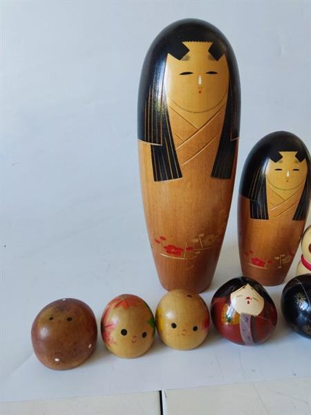 Grote foto ot kokeshi doll antiek en kunst curiosa en brocante