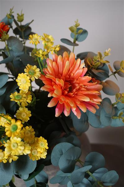 Grote foto boeket jip zijden bloemen h50 cm huis en inrichting woningdecoratie