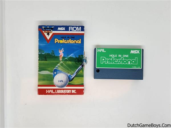 Grote foto msx hole in one professional spelcomputers games overige games