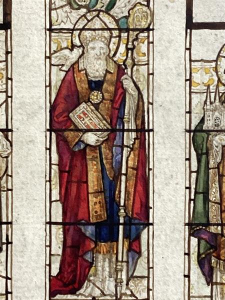 Grote foto james powell sons stained glass design for all saints church speke england. antiek en kunst curiosa en brocante