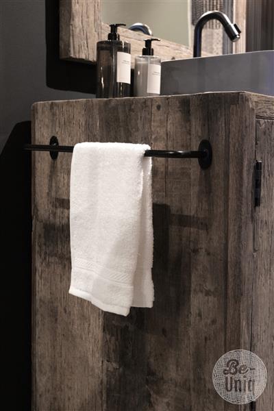 Grote foto metalen handdoeken steun b38 cm huis en inrichting complete badkamers