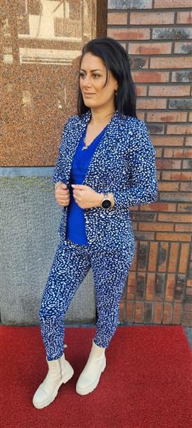 Grote foto travel blazer leopard print 2015 cobalt kleding dames jassen zomer