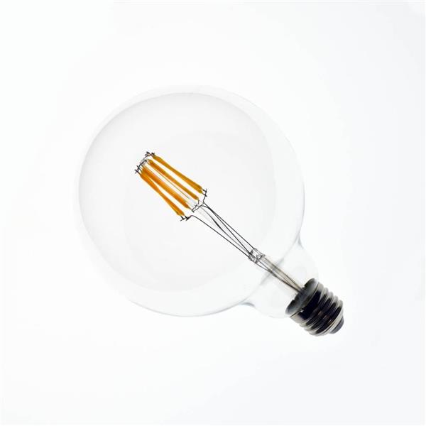 Grote foto led filament lamp g125 e27 8 watt 2700k dimbaar crius huis en inrichting overige