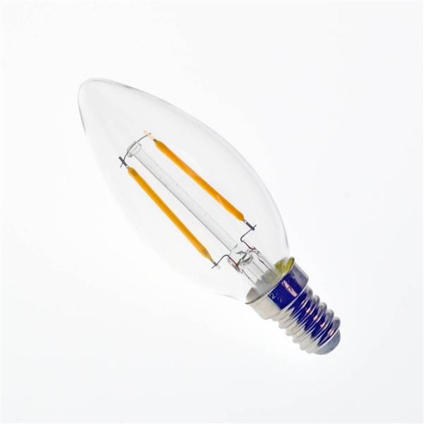 Grote foto led filament kaarslamp e14 2w 2700k dimbaar crius huis en inrichting overige