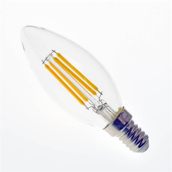 Grote foto led filament kaarslamp e14 4w 2700k dimbaar crius huis en inrichting overige