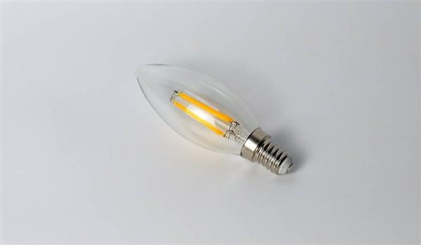 Grote foto led filament kaarslamp e14 4w 2700k dimbaar crius huis en inrichting overige