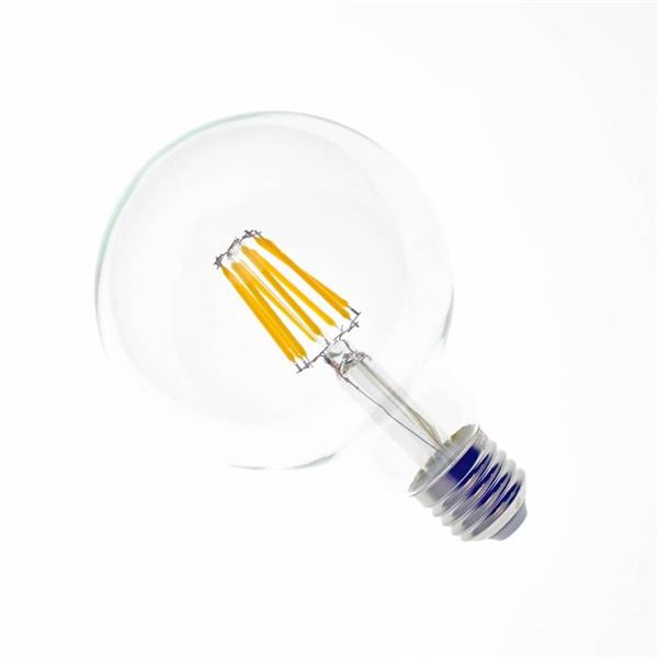 Grote foto led filament lamp g95 e27 8 watt 2700k dimbaar crius huis en inrichting overige