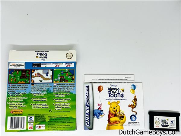 Grote foto gameboy advance gba winnie the pooh rumbly tumbly adventure eeu spelcomputers games overige nintendo games