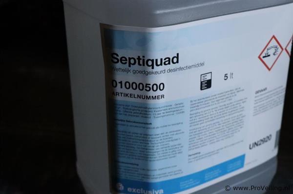 Grote foto online veiling septiquad desinfectiemiddel 5 liter huis en inrichting overige huis en inrichting