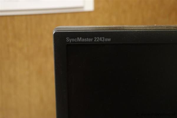 Grote foto online veiling samsung monitor model 2243bw computers en software overige computers en software