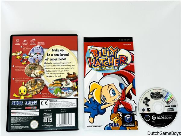 Grote foto nintendo gamecube billy hatcher and the giant egg ukv spelcomputers games overige nintendo games