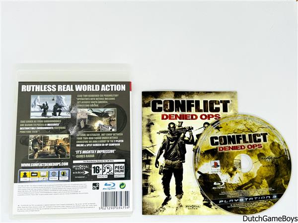 Grote foto playstation 3 ps3 conflict denied ops spelcomputers games playstation 3