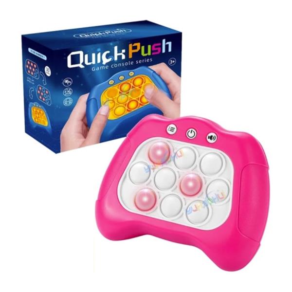 Grote foto pop it spel console fidget toy controller quick push anti stress motoriek speelgoed roze kinderen en baby overige