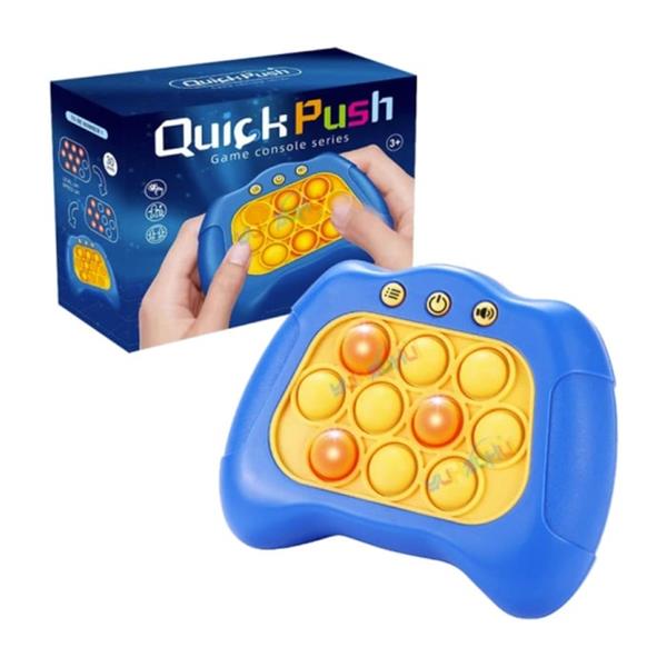 Grote foto pop it spel console fidget toy controller quick push anti stress motoriek speelgoed blauw kinderen en baby overige