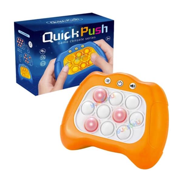 Grote foto pop it spel console fidget toy controller quick push anti stress motoriek speelgoed oranje kinderen en baby overige