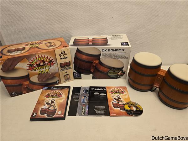 Grote foto nintendo gamecube dk bongos donkey konga hol sleeve spelcomputers games overige merken