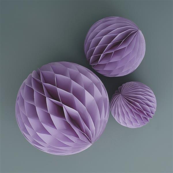 Grote foto paarse honeycomb 3st verzamelen overige verzamelingen