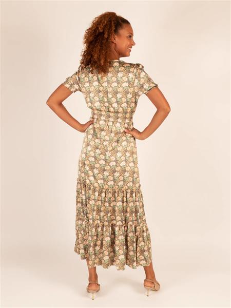 Grote foto maxi jurk lara reb 15268 kleding dames overige kledingstukken