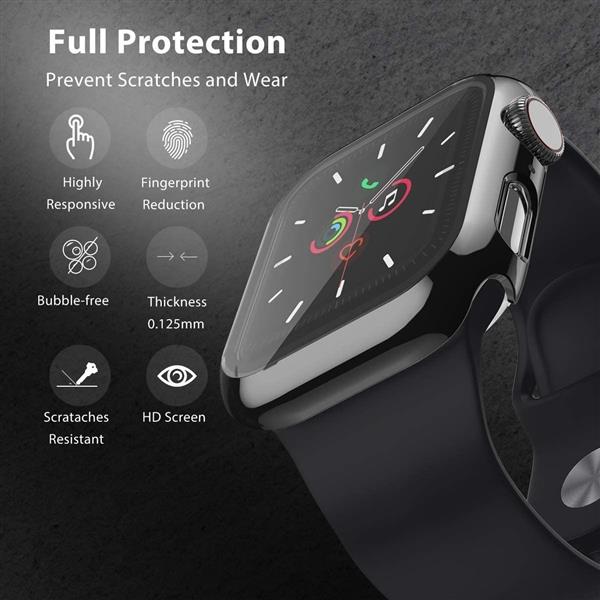 Grote foto drphone apx1 siliconen polsband 44mm metalen armband tpu hoesje geschikt voor apple watch kleding dames horloges