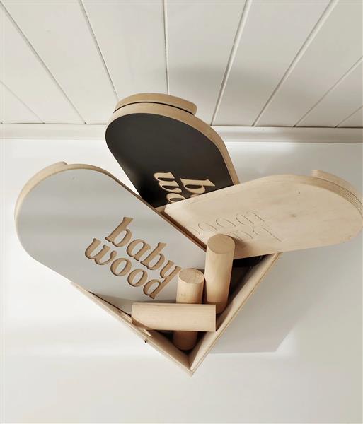 Grote foto balance board babywood natural natural kinderen en baby overige